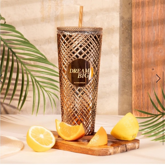 Rachel Miriam Dream Big Gold Reusable Tumbler 20 oz - Picture 2 of 2